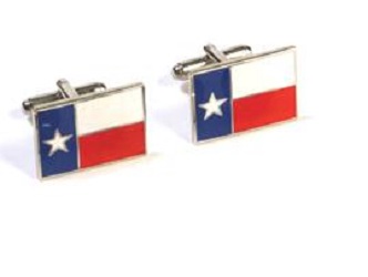 Cuff Links Texas Flag