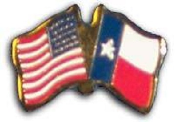 Texas Friendship Lapel Pin