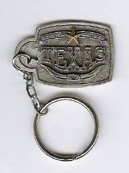 The great state of Texas key tag.