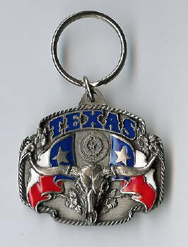 Texas pride key tag.
