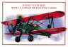 Santa in a Stearman airplane Christmas Card