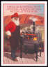 Santa barbequing Christmas Card