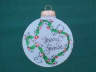 Handpainted Ornament Merry Texmus