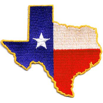 texas flag patch