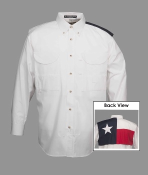 Texas Flag Long Sleeve Fishing Shirt