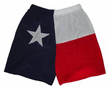Texas Flag Walking Shorts; Adult