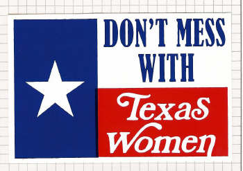 Details about   Pack Of 12 Don’t Mess With Texas Women *11.5” X 3”* Bumper Sticker Pink D4