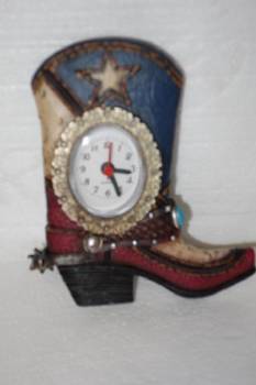 Texas Boot Clock