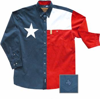Texas Flag Men's Dress Shirt