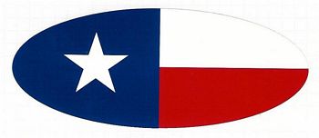 Ford oval texas flag #4