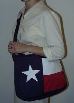 Texas Flag Book - Messenger Bag
