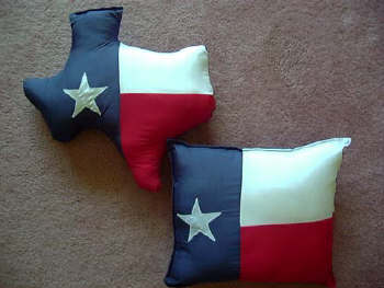 Texas Flag Pillows