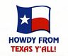 Howdy From Texas Y'All Decal